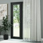 Açık Gri Natural Efekt İplikli Keten Düz Tül Perde | Lyall - Görsel 3