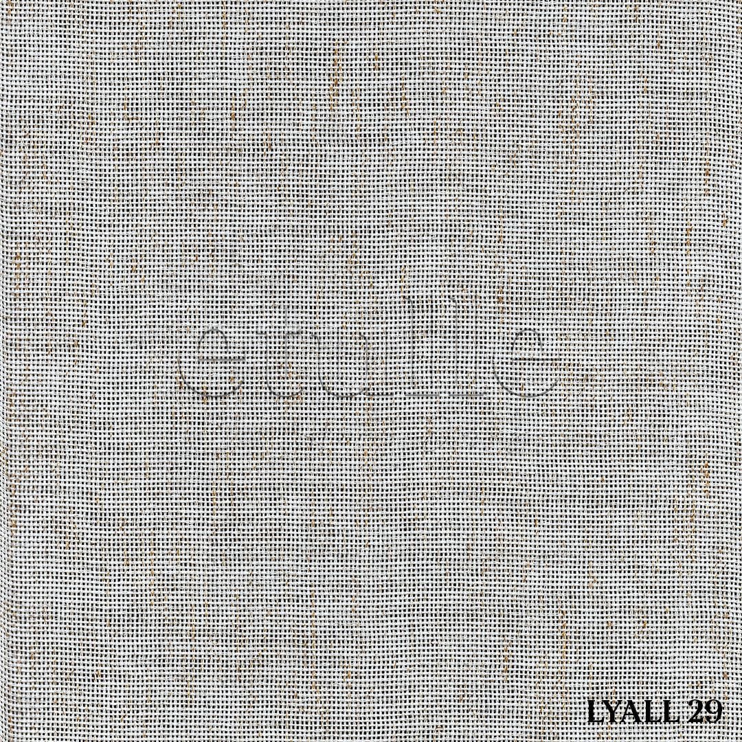 Açık Gri Natural Efekt İplikli Keten Düz Tül Perde | Lyall - Görsel 6