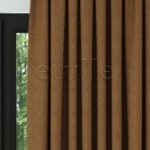 Açık Turuncu Naturel Keten Fon Perde | Casual