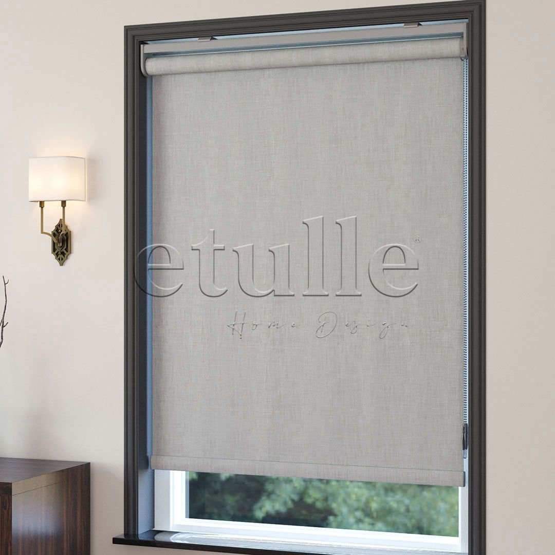 Açık Vizon Blackout Keten Stor Perde | Fiorella - Görsel 3