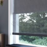 Antrasit Desenli Çiftli Stor Perde | Abloom - Görsel 4