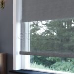 Antrasit Düz Çiftli Stor Perde | Saphira - Görsel 4