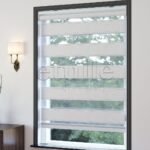 Beyaz Desenli Zebra Perde | Arroyo - Görsel 3