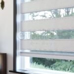 Beyaz Desenli Zebra Perde | Arroyo - Görsel 4