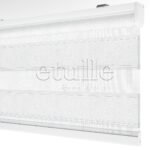 Beyaz Desenli Zebra Perde | Arroyo - Görsel 9