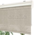 Bej Düz Çiftli stor Perde | Nevis - Görsel 8