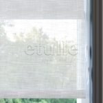 Beyaz Desenli Çiftli Stor Perde | Dauphine - Görsel 6