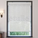 Beyaz Desenli Çiftli Stor Perde | Estella - Görsel 2