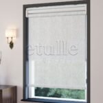 Beyaz Desenli Çiftli Stor Perde | Estella - Görsel 3