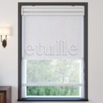 Beyaz Desenli Çiftli Stor Perde | Octavia - Görsel 2