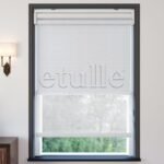 Beyaz Düz Çiftli Stor Perde | Saphira - Görsel 2