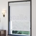 Beyaz Düz Çiftli Stor Perde | Saphira - Görsel 3