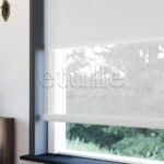 Beyaz Düz Çiftli Stor Perde | Saphira - Görsel 4