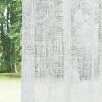 Beyaz Hasır Desenli Kalın Keten Dökümlü Düz Tül perde | Alta - Görsel 5