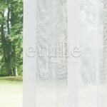 Beyaz İpek Dokulu Parlak Modern Düz Tül Perde | Cirrus - Görsel 5