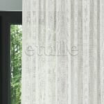 Beyaz Natural Efekt İplikli Keten Düz Tül Perde | Lyall