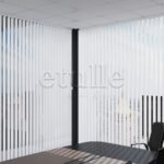 Beyaz Oval Perfore PVC Dikey Perde - Görsel 3