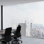 Beyaz Oval Perfore PVC Dikey Perde - Görsel 4