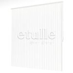 Beyaz Oval Perfore PVC Dikey Perde - Görsel 7