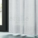 Beyaz Parlak Düz Dokulu Tül Perde | Jasper - Görsel 4