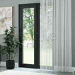 Beyaz Parlak Petek Desenli Düz Tül perde | Della - Görsel 3