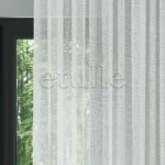 Beyaz Şantuk Efekli Düz Tül Perde | Jazz