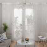 Bolonia - Dar Dikey Tül Perde - Görsel 3