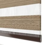 Açık Kahverengi Blackout Zebra Perde | Bolsena