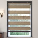Açık Kahverengi Blackout Zebra Perde | Bolsena - Görsel 2