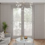 Bonito - Katyonik Dikey Tül Perde - Görsel 3