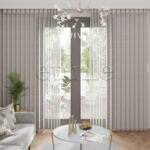 Bonito - Katyonik Dikey Tül Perde - Görsel 4