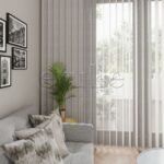 Bonito - Katyonik Dikey Tül Perde - Görsel 6