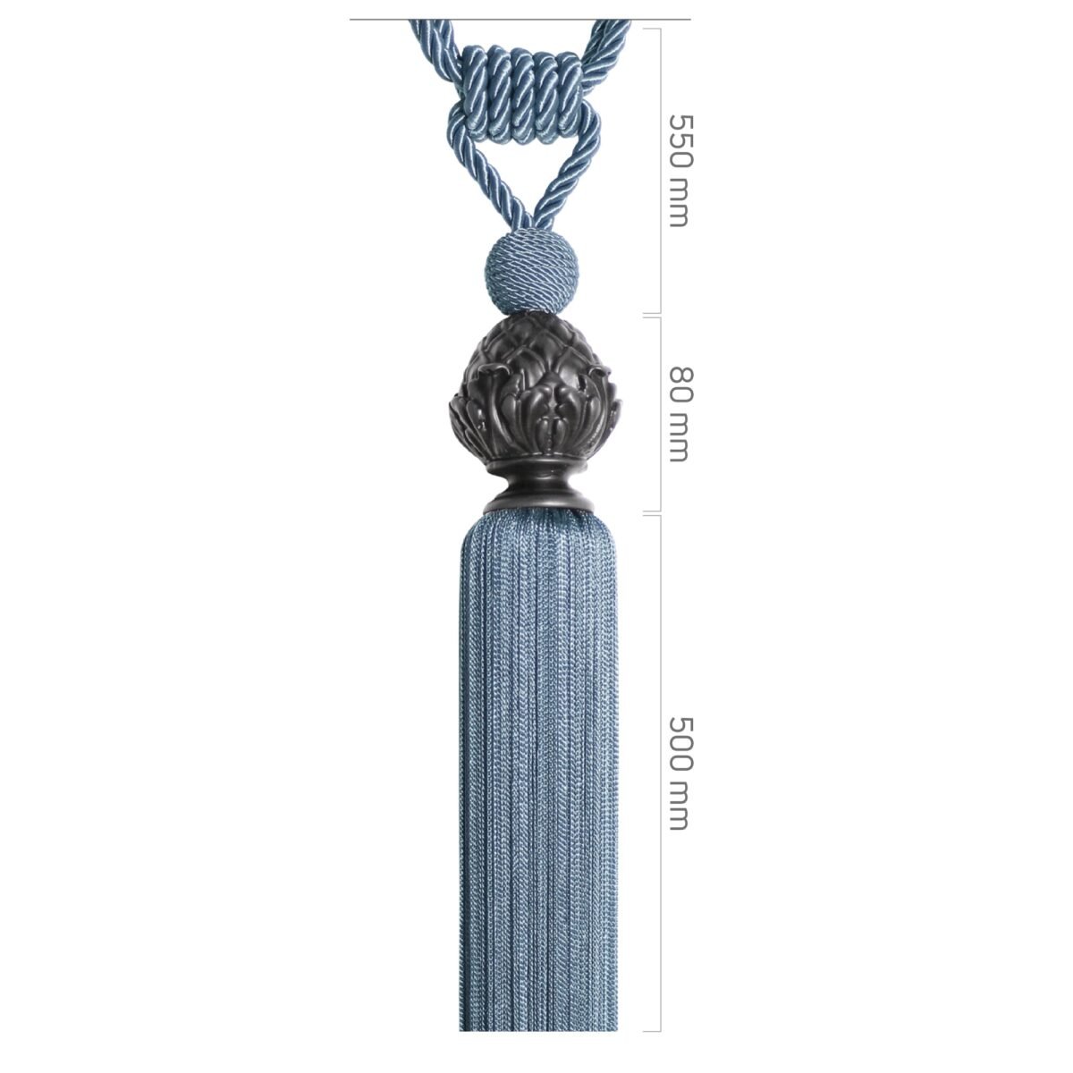 Braçol - Antrasit Siyah Metal - Flora - Görsel 1