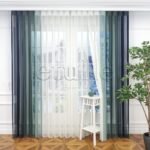 City - Çizgili Dikey Tül Perde - Görsel 3