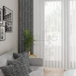 Clayon - Baskılı Dikey Tül Perde - Görsel 5