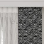 Clayon - Baskılı Dikey Tül Perde - Görsel 6