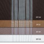 Columbia - Çizgili Dikey Tül Perde - Görsel 12