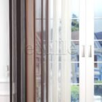 Columbia - Çizgili Dikey Tül Perde - Görsel 4