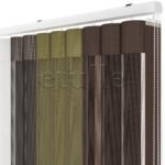 Columbia düz dikey tül perde, sade ve klasik tasarımlı ışık geçirgen perde modeli