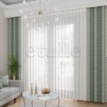 Devon King - Baskılı Dikey Tül Perde - Görsel 2