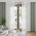 Devon King - Baskılı Dikey Tül Perde - Görsel 4