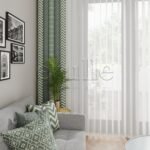 Devon King - Baskılı Dikey Tül Perde - Görsel 5