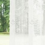 Ekru Bambu Desenli Düz Tül Perde | Vakko - Görsel 5