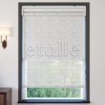 Ekru Desenli Çiftli Stor Perde | Dauphine - Görsel 2