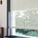 Ekru Düz Çiftli Stor Perde | Lucent - Görsel 4