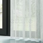 Ekru Folded Keten Düz Tül Perde | Mistra - Görsel 4