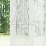 Ekru Keten Çizgi Efekli Düz Tül Perde | Etnea - Görsel 5