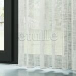 Ekru Keten Çizgi Efekli Kalın Dökümlü Düz Tül Perde | Torin - Görsel 4