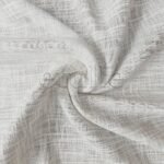 Ekru Keten Çizgi Efekli Kalın Dökümlü Düz Tül Perde | Torin - Görsel 6