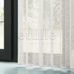 Ekru Parlak Keten Dokulu Düz Tül Perde | Aloe - Görsel 4